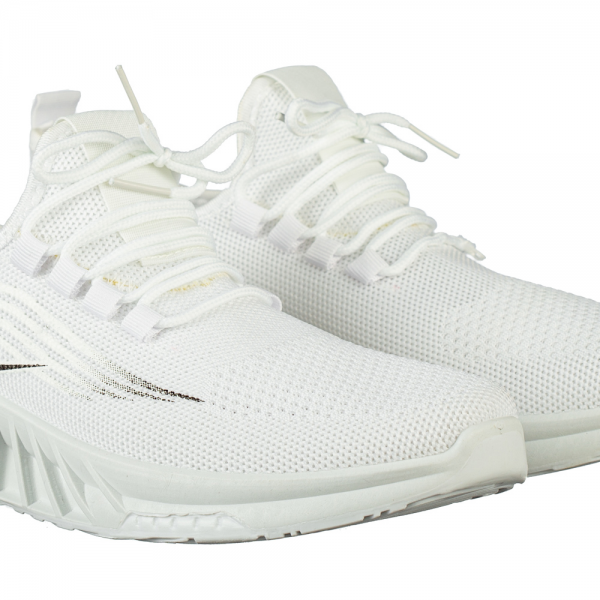 Мъжки спортни обувки бели  от текстилен материал  Stroben, 3 - Kalapod.bg